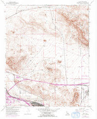 Nebo California Historical topographic map, 1:24000 scale, 7.5 X 7.5 Minute, Year 1953
