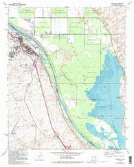 Needles California Historical topographic map, 1:24000 scale, 7.5 X 7.5 Minute, Year 1970