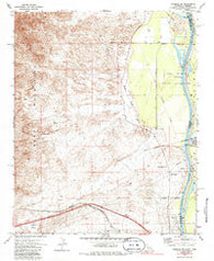 Needles NW California Historical topographic map, 1:24000 scale, 7.5 X 7.5 Minute, Year 1970