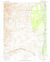 Needles NW California Historical topographic map, 1:24000 scale, 7.5 X 7.5 Minute, Year 1970