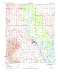 Needles California Historical topographic map, 1:62500 scale, 15 X 15 Minute, Year 1950