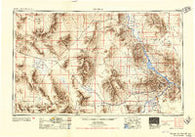 Needles California Historical topographic map, 1:250000 scale, 1 X 2 Degree, Year 1954
