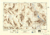 Needles California Historical topographic map, 1:250000 scale, 1 X 2 Degree, Year 1956