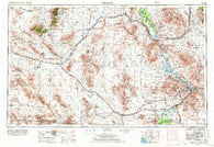 Needles California Historical topographic map, 1:250000 scale, 1 X 2 Degree, Year 1956