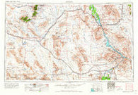 Needles California Historical topographic map, 1:250000 scale, 1 X 2 Degree, Year 1956