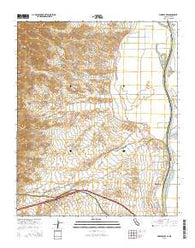 Needles NW California Current topographic map, 1:24000 scale, 7.5 X 7.5 Minute, Year 2015