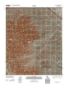Needles SW California Historical topographic map, 1:24000 scale, 7.5 X 7.5 Minute, Year 2012