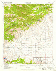 Neenach California Historical topographic map, 1:62500 scale, 15 X 15 Minute, Year 1943