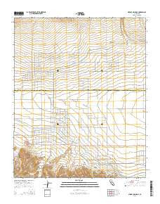 Neenach School California Current topographic map, 1:24000 scale, 7.5 X 7.5 Minute, Year 2015