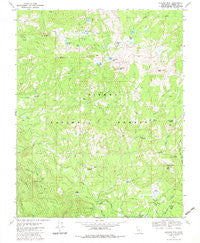 Nelson Mtn. California Historical topographic map, 1:24000 scale, 7.5 X 7.5 Minute, Year 1983