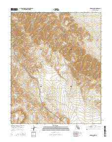 Nelson Range California Current topographic map, 1:24000 scale, 7.5 X 7.5 Minute, Year 2015