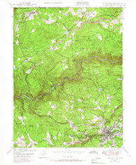 Nevada City California Historical topographic map, 1:24000 scale, 7.5 X 7.5 Minute, Year 1948