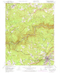 Nevada City California Historical topographic map, 1:24000 scale, 7.5 X 7.5 Minute, Year 1948