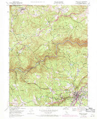 Nevada City California Historical topographic map, 1:24000 scale, 7.5 X 7.5 Minute, Year 1948