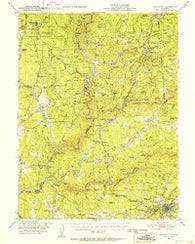 Nevada City California Historical topographic map, 1:62500 scale, 15 X 15 Minute, Year 1948