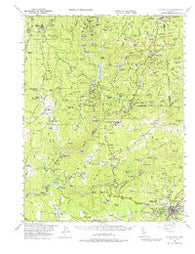 Nevada City California Historical topographic map, 1:62500 scale, 15 X 15 Minute, Year 1948