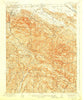 New Almaden California Historical topographic map, 1:62500 scale, 15 X 15 Minute, Year 1919