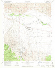 New Cuyama California Historical topographic map, 1:24000 scale, 7.5 X 7.5 Minute, Year 1964