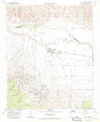 New Cuyama California Historical topographic map, 1:24000 scale, 7.5 X 7.5 Minute, Year 1964
