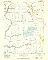 New Hope California Historical topographic map, 1:24000 scale, 7.5 X 7.5 Minute, Year 1952