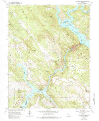 New Melones Dam California Historical topographic map, 1:24000 scale, 7.5 X 7.5 Minute, Year 1962