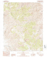 New York Butte California Historical topographic map, 1:24000 scale, 7.5 X 7.5 Minute, Year 1987