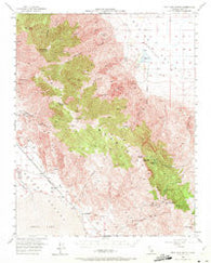 New York Butte California Historical topographic map, 1:62500 scale, 15 X 15 Minute, Year 1950