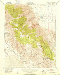 New York Butte California Historical topographic map, 1:62500 scale, 15 X 15 Minute, Year 1951