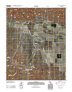 New Cuyama California Historical topographic map, 1:24000 scale, 7.5 X 7.5 Minute, Year 2012