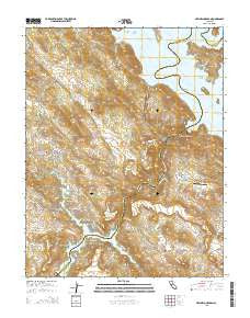 New Melones Dam California Current topographic map, 1:24000 scale, 7.5 X 7.5 Minute, Year 2015