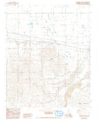 Newberry Springs California Historical topographic map, 1:24000 scale, 7.5 X 7.5 Minute, Year 1982