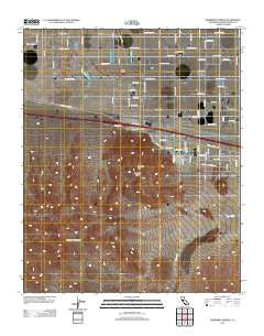 Newberry Springs California Historical topographic map, 1:24000 scale, 7.5 X 7.5 Minute, Year 2012