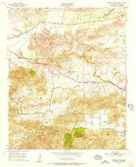 Newbury Park California Historical topographic map, 1:24000 scale, 7.5 X 7.5 Minute, Year 1950