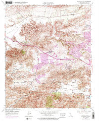 Newbury Park California Historical topographic map, 1:24000 scale, 7.5 X 7.5 Minute, Year 1950