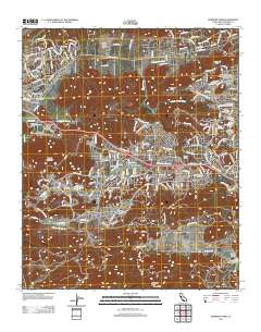 Newbury Park California Historical topographic map, 1:24000 scale, 7.5 X 7.5 Minute, Year 2012