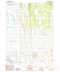Newell California Historical topographic map, 1:24000 scale, 7.5 X 7.5 Minute, Year 1988