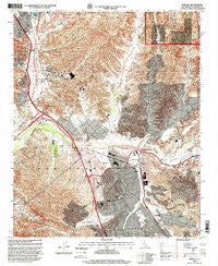 Newhall California Historical topographic map, 1:24000 scale, 7.5 X 7.5 Minute, Year 1995