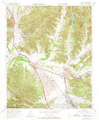 Newhall California Historical topographic map, 1:24000 scale, 7.5 X 7.5 Minute, Year 1952