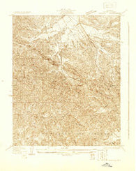 Newhall California Historical topographic map, 1:24000 scale, 7.5 X 7.5 Minute, Year 1929