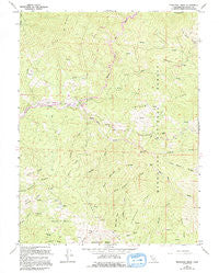 Newhouse Ridge California Historical topographic map, 1:24000 scale, 7.5 X 7.5 Minute, Year 1967