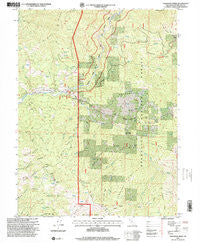 Newhouse Ridge California Historical topographic map, 1:24000 scale, 7.5 X 7.5 Minute, Year 1995
