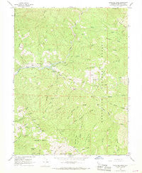 Newhouse Ridge California Historical topographic map, 1:24000 scale, 7.5 X 7.5 Minute, Year 1967