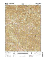 Newhouse Ridge California Current topographic map, 1:24000 scale, 7.5 X 7.5 Minute, Year 2015