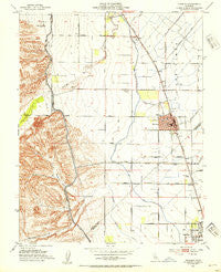 Newman California Historical topographic map, 1:24000 scale, 7.5 X 7.5 Minute, Year 1952