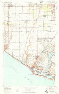 Newport Beach California Historical topographic map, 1:24000 scale, 7.5 X 7.5 Minute, Year 1949
