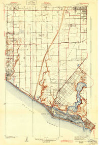 Newport Beach California Historical topographic map, 1:31680 scale, 7.5 X 7.5 Minute, Year 1935