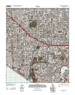 Newport Beach California Historical topographic map, 1:24000 scale, 7.5 X 7.5 Minute, Year 2012