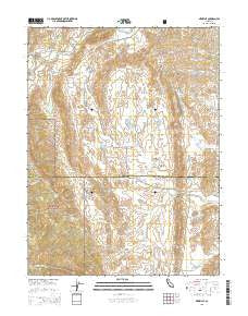 Newville California Current topographic map, 1:24000 scale, 7.5 X 7.5 Minute, Year 2015