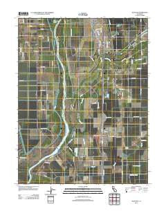 Nicolaus California Historical topographic map, 1:24000 scale, 7.5 X 7.5 Minute, Year 2012