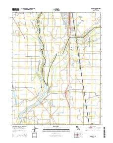 Nicolaus California Current topographic map, 1:24000 scale, 7.5 X 7.5 Minute, Year 2015
